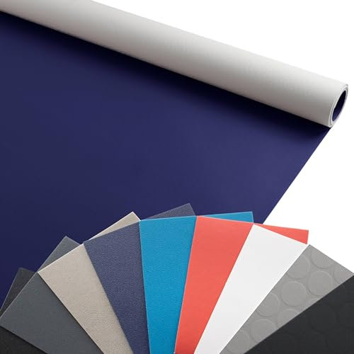Primaflor PVC Bodenbelag - PVC Boden Meterware - Vinylboden - Schwer Entflammbar - Nicht Reflektierende Oberfläche - EXPOTOP - 2,00m x 7,50m - Uni Blau