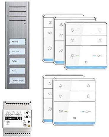 TCS Tür Control Paketlösung PSX2350-0000 5 Tasten AP,Freispr. Türsprech-Set 4035138041270