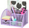 EXERZ Tisch-Organizer/Schreibtisch Organisator/Schreibtisch Tidy/Stifthalter/Multifunktions -Organisator (Lila)