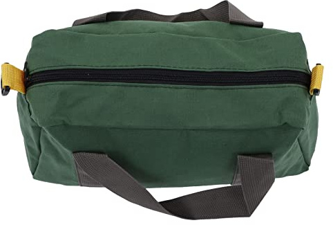 AUHX Weithals-Werkzeugtasche, Weit Verbreitete Tragbare Werkzeugtasche, Hohe Tragfähigkeit, Wasserdicht, Verlängerter Großer Reißverschluss für Holzbearbeitungsschlüssel (41cm/16in)