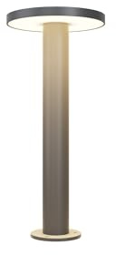 MAYTONI DECORATIVE LIGHTING Moderne Wegeleuchte LED, Außen, Pollerleuchte, Grau, Gartenbeleuchtung, Metall, IP65, inkl. LED-Modul 3000K, 1000 LM, 12 W