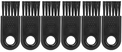 Reinigungsbürste für Elektrorasierer, 6-teilig, Multifunktionale Rasierer-Reinigungsbürste, Ergonomisches Griffdesign, Nylonhaar, Geeignet für Kleine Geräte und Haushaltsreinigung