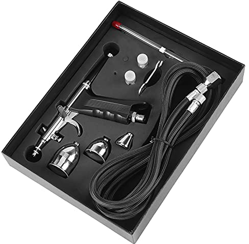 Kit Vallejo Farbset Schwerkraftspray Airbrush 0,3 Mm 0,5 Mm 0,8 Mm Nossles Cups Set Kit