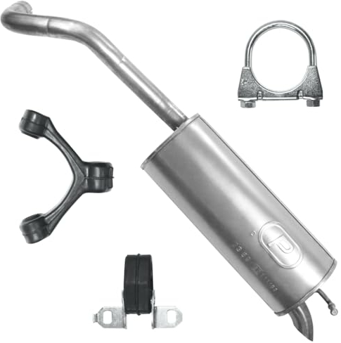 Polmo Schalldämpferset Auspuff Endtopf für Seat Ibiza 4 IV 6J 2010-03/2012 1.6