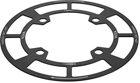 ASIR Mountain Bike Chainring Guard 104BCD Aluminum Alloy Chain Ring Protector Cover for 32-36T 38-42T Chainring Sprockets (38-42T)