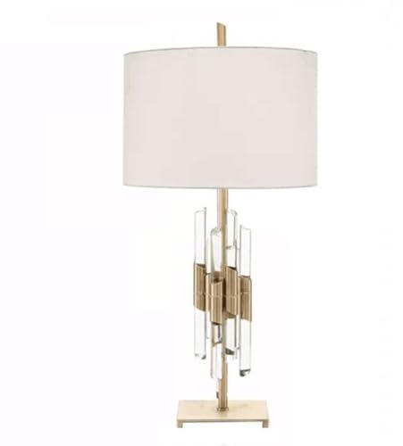 SXYSXYSXY Einfache groß Tischleuchte Modern Kristall Tischlampe Schlafzimmer Nachttischlampe Amerikanischen Stil dekorative Tischlampen E27 Wohnzimmer Hotel 38 * 70CM, 65830452