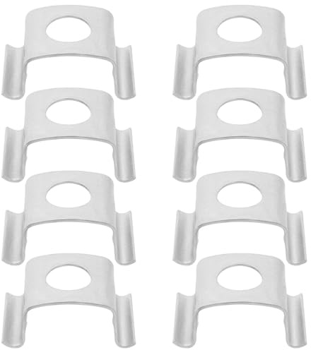 ECSiNG 8pcs Automobile Brake Hose Metal Fixing Clips Brake Hose Pipe Retaining Holder Clip 34341163565 34340141371 481477 Compatible with BMW Series