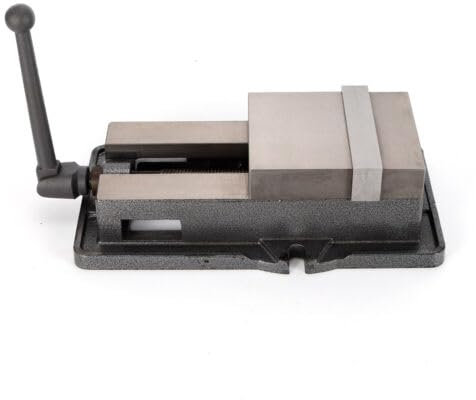 PräZisions - Morsa a vite per macchina, morsa per banco da lavoro, set di accessori, pinza piatta con fissaggio angolare, chiusura a morsetto, alta prescissione, 6 pollici