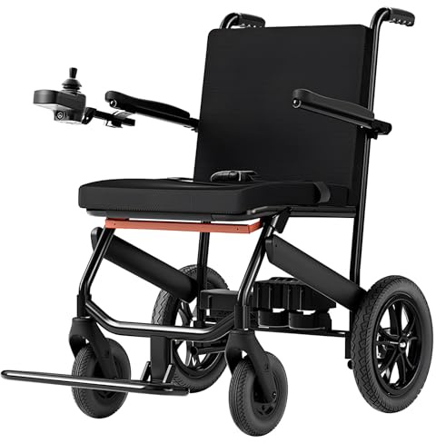 Fauteuils Roulants Électriques Pour Adultes Fauteuils Roulants Électriques Intelligents Chaise Électrique Tout Terrain, Fauteuil Roulant Motorisé Pliable Léger Pour Personnes Âgées