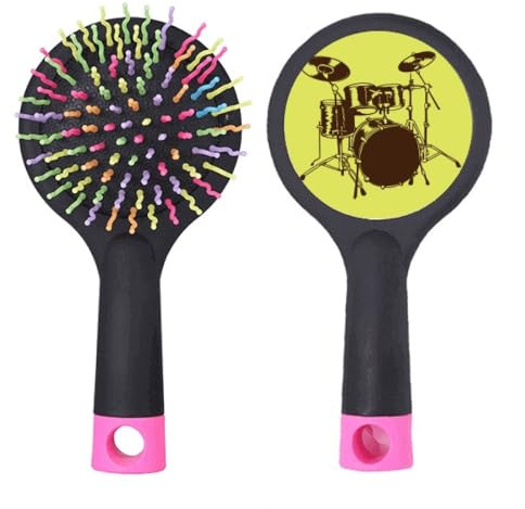 Brosse à cheveux démêlante avec base coussin pour instruments classiques