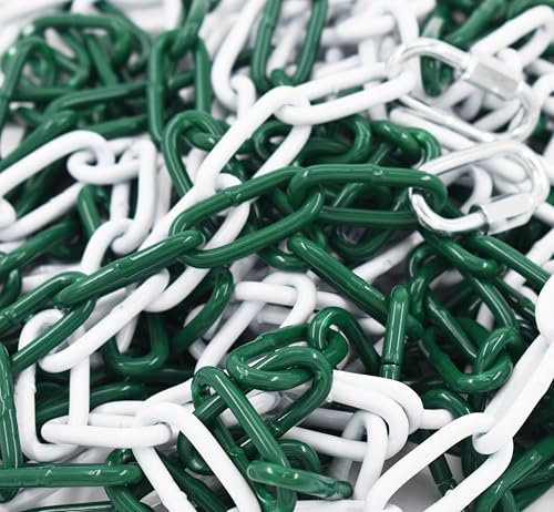 Chaîne d'Arrêt en Métal, Blanc et Vert, 10M-5mm