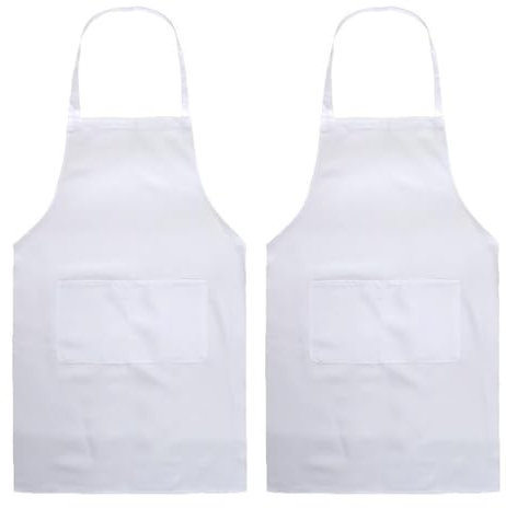 2 Delantales De Cocina, Delantales De Cocina Para Hornear, Delantales Con Bolsillos, Delantales Halter, Delantales Para Barbacoa, Delantales Para Herramientas Para Cocina, Restaurante, Cafetería