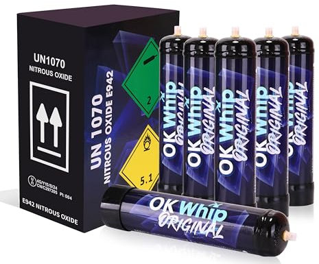 Okwhip Whipped Cream Charger 640g Cream Chargers by Okwhip (6 Stück)