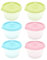 Xpieoyrm Lot de 6 Organisation Garde-Mange, Boîtes Alimentaires en Plastique Sans BPA avec Couvercles, Boite Hermetique Alimentaire, Va au lave-vaisselle, au réfrigérateur et au micro-ondes