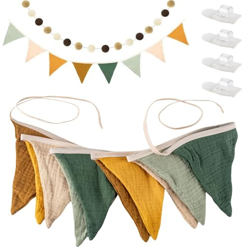 AWAVM Morandi Combinazione Decorazione Set, Decorazione Camera Da Letto Del Bambino, Festa Di Compleanno, Matrimonio Foresta, Giardino Tea Break, Gancio Appeso, Cotone, Feltro, Poliestere, Plastica PC
