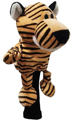 FashionCha Golf Club Headcover Schutzhülle für Driver Und Aus Strapazierfähigem Plüsch für Männer Frauen Und Geschenk, Tigers