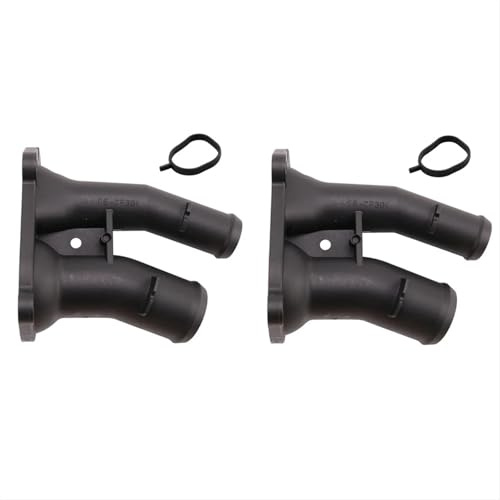 Termostato Alloggiamento Per Ford C-Max Per Focus Fusion Per Mondeo Fiesta 2001-2012 2 Pezzi Refrigerante Dell'alloggiamento Termostato 1707050 2S6G-9K478-BC