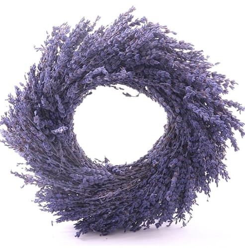 Lavendel Kranz Flieder - Trockenblumen - Landhaus & Mediterraner Charme (1 Stück 20 cm)