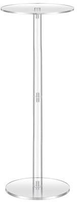 Baoblaze Supporto per Fiori in Acrilico, Colonna Portafiori, Espositore Rotondo, Elegante Centrotavola per Matrimoni, Vaso Alto per Decorazioni per la Casa e Festa, 80 Cm