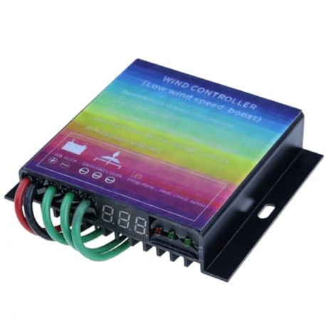 YIGECHENXIN Controlador de Carga MPPT para Turbina Eólica de 1000W 12V 24V Auto 48V REGULADOR DE Voltaje DE Baja Velocidad del Viento para Generador Eólico Trifásico,48v