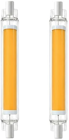 Aouppert R7S LED 118mm Lampen, R7S 118mm Dimmbar 30W Ersatz für 300W Halogen Leuchtmittel, LED Stab Warmweiß 3000K 3000LM, Kein Flackern, 360°Abstrahlwinkel, 2er Pack