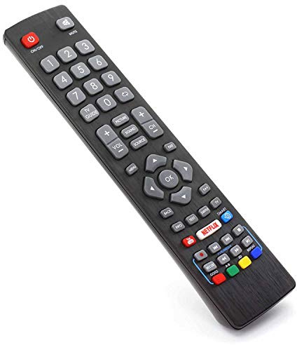 Fernbedienung für Blaupunkt Smart TV mit Netflix, YouTube und 3D Tasten
