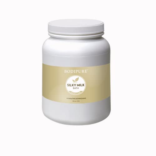BODIPURE Silky Milk Body Bath - Fortified with Natural Milk Proteins to Retain Moisture and Cleanse Skin - Great for Professional Spa and Salon Use,1 Gallon