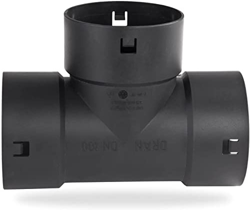 T-Stück für Drainagerohre DN80 von Doubleyou Geovlies & Baustoffe