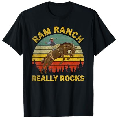Vintage Horseback Western Country Ram Ranch rockt wirklich T-Shirt