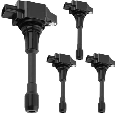 UF549 Ignition Coil Pack 22448ED000 Set of 4 Fit For Nissan Sentra,Altima,Versa,Rogue,Cube,Urvan,NV200,Pathfinder 2007-2015&INFINITI QX60 2014 2015 1.6L 1.8L 2.0L 2.5L L4