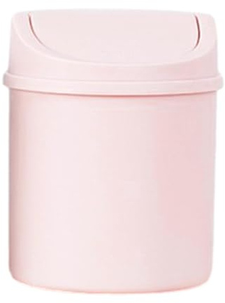 Amesor Pattumiera Con Coperchio, Pattumiera Da Tavolo, Cestino Da Scrivania, Bidone Spazzatura, Scatole Portatili, Piccole Scatole Per Casa, Ufficio, Soggiorno, Ufficio, 16,5×13 CM