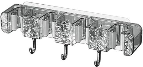 GMBYLBY Pinze per Scopa per Scopa A Parete Autoadesive Senza Foratura Porta Scopa per Scopa per Camera da Letto Casa Bagno Cucina Giardino Decori