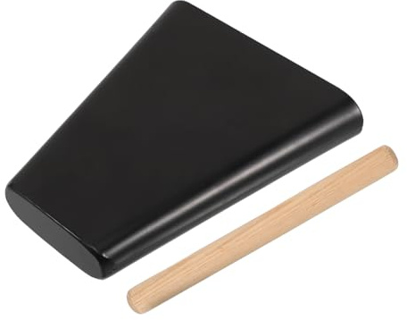 HEMOTON Cencerro De Metal Para Percusión 7 Pulgadas Pequeña Campana Deportiva Para Músicos y Animadores Actuaciones y Eventos Deportivos