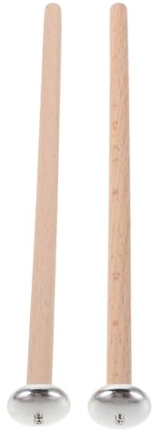 BESPORTBLE Glockenspielschlägel Mit Flachem Metallkopf Von Xylophonschlägeln Mit Kurzem Griff Für Glockenspiel Und Holzblock Metall-drumsticks Als Schlagzeugzubehör