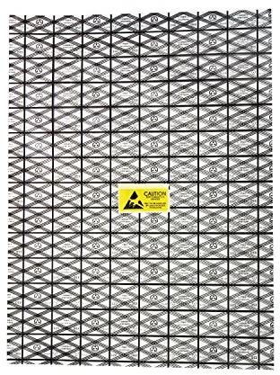 30 Stück Antistatikbeutel ESD-Abschirmung mit geöffneter Oberseite für Motherboard-Grafikkarte LCD-Bildschirm mit Etiketten, 30 x 40 cm