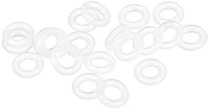 sourcing map 20 Stk. O-Ring VMQ Dichtungsring 8mm AD 4mm ID 2mm Breite Weiß | Silikon