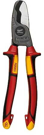 Milwaukee 932464563 VDE Cable Cutter 210mm, Red