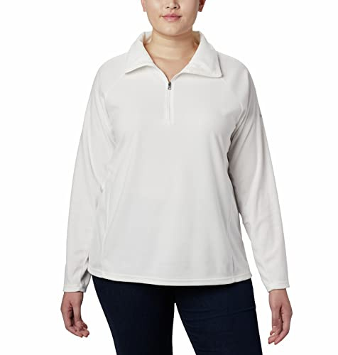 Columbia Glacial IV, Maglione in pile con cerniera a mezza lunghezza, Donna, Rosso (Beet Red/Daredevil), Taglia XL