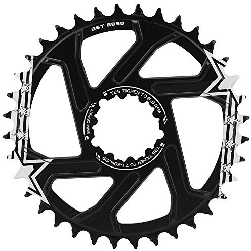 Keenso Fahrrad Kettenblätter, Fahrrad Direktinstallation Positives und Negatives Scheibenzubehör für Mountainbike-Rennrad(36T)
