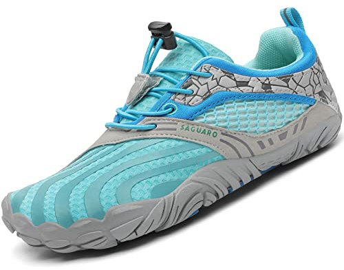 SAGUARO Unisex-Kinder Barfußschuhe Schnell Trocknend Wanderschuhe Leicht Laufschuhe Gr.24-36