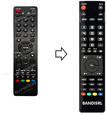 Remote Telecomando compatibile già programmato per Nordmende ND40S3000J SMART