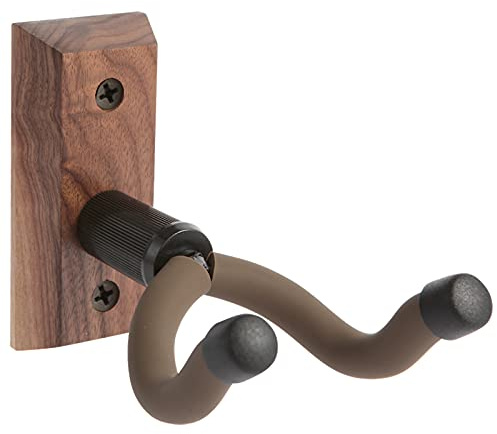 VEINTICO Guitar Wall Mount Hanger for Acoustic Electric Guitars Bass, Brown