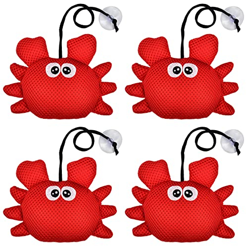 xinrongda 4 Pieces Hot Tub Scum Absorber for Spa, Reusable 3D Oil Absorbing Sponge, Hot Tub Cleaning Kit for Hot Tub Accessories, Swimming Pool and Spa, Crab