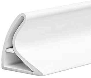 Enigmaire Wet Room Floor Barrier,Dusche Wasserstopper,Boden Wasser Barriere Streifen,Begehbare Dusche Boden Wassersperre,Selbstklebend Schwallschutzleiste Dusche,FüR BäDer Waschbecken KüChen