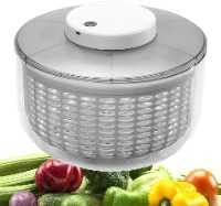 Insalata centrifuga asciugatrice elettrica ricaricabile USB 4.5L/6L – Rotatore automatico per insalata, verdure, frutta – Strumento per insalata da cucina
