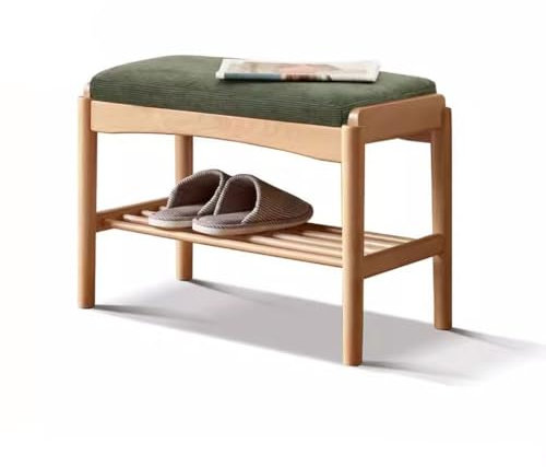 UHJKLA Poggiapiedi Moda Casa Porta Legno massello Panca per Scarpe Portico Piccolo Appartamento Legno di ciliegio Scarpiera Ingresso