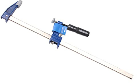 Abrazadera de Carpintero F Azul de Plástico y Acero para Madera