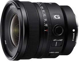 Sony 16mm f/1.8 G Series E-Mount Full-Frame Ultra-Wide Prime Lens – Ideal for Landscapes, Architecture, and Vlogging