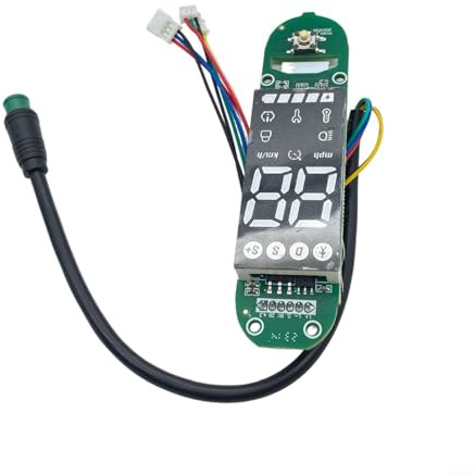 Aprilsunnyzone Armaturenbrett-Messgerät für Xiaomi 4 Ultra Elektroroller, verschleißfestes PCB-Display-Panel, leicht, einfach zu installierendes Ersatzzubehör