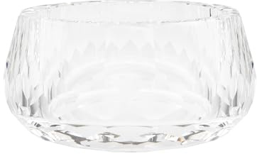 DONOUCLS Bocaux cosmétiques en verre de cristal, pots à bonbons, boîtes empilables à couvercle ouvert pour maquillage, bonbons, décoration de table de mariage, sels de bain, cadeaux de fête